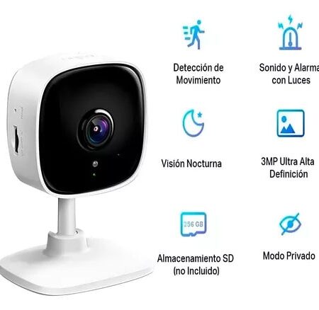 Tapo C110 Cámara de Seguridad Wi-Fi Ultra HD con Micrófono - TP-Link