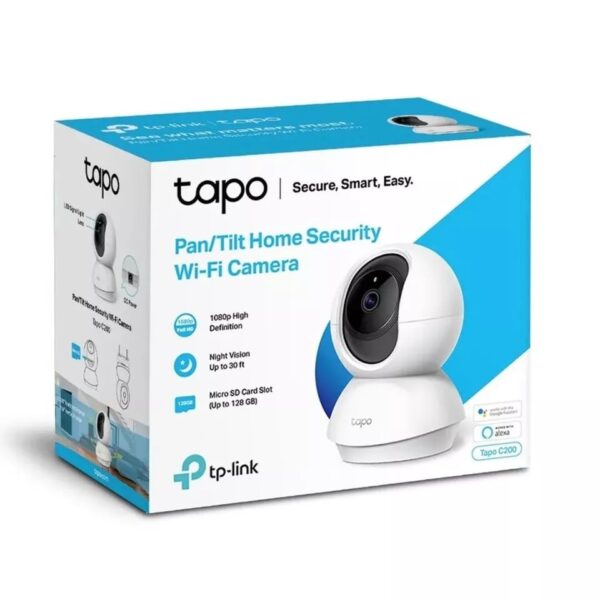 Cámara de Seguridad Tapo C200 Wi-Fi con Movimiento Pan/Tilt para tu Hogar - Image 3